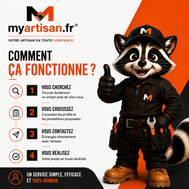MyArtisan.fr®, plateforme mettant en relation les particuliers avec des artisans de confiance partout en France. MyArtisan.fr®, plateforme mettant en relation les particuliers avec des artisans de confiance partout en France.