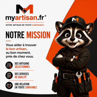 MyArtisan.fr®, plateforme mettant en relation les particuliers avec des artisans de confiance partout en France. MyArtisan.fr®, plateforme mettant en relation les particuliers avec des artisans de confiance partout en France.